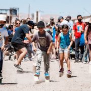 En la Salitrera Humberstone las familias pampinas y visitantes se reúnen  para celebrar fiestas patrias tal como se hacía en la pampa