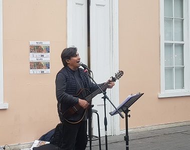 Trovador Urbano Harold Hurtado, presentó su obra musical “Antojadizo acorde para un relato”