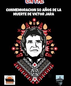 Jornada cultural, con muestra de grabados, música y poesía para conmemorar los 50 años de la muerte de Víctor Jara