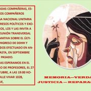 Mesa Nacional Unitaria de Expresos Políticos y Exonerados sesionará en Iquique, para difundir acuerdos y avances en temas pertinentes