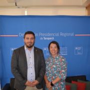 Sobre trabajo de la UNAP con carteras públicas y vinculación con organizaciones sociales, dialogaron candidata a Rectora Marcela Tapia y Delegado Regional