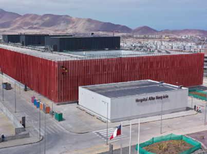 Hospital de Alto Hospicio logra reconocimiento a nivel nacional como edificio sustentable, eficiencia energética y confor ambiental para usuarios  