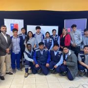 Charla presentada a estudiantes del Liceo Politécnico, abordó desafíos para la formación de capital humano especialistas en energía