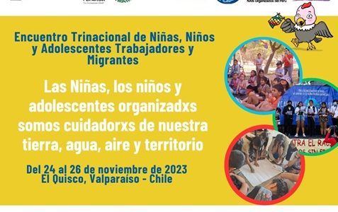  Encuentro Trinacional de Niñas, Niños y Adolescentes Trabajadores y Migrantes de Chile, Perú y Argentina, para discutir sobre el cambio climático
