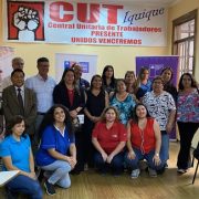 Dirigentas Sindicales y Autoridades destacan promulgación de la Ley de Conciliación de la Vida Personal, Familiar y Laboral.