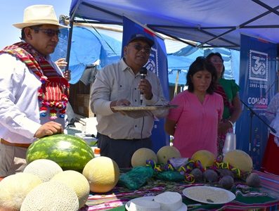 CONADI inauguró innovador sistema de riego en la Pampa del Tamarugal que permitirá mejorar la eficiencia del agua