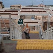 Inauguran en pueblo de Pisagua mejoramiento integral de escalera pública y panorámica, una anhelada aspiración de los lugareños