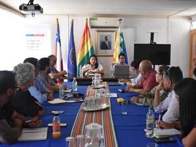 Autoridades se coordinan en Comité de Gestión del Riesgo de Desastres por lluvias estivales en el Tamarugal