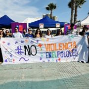 Conmemoraron Día Nacional Contra la Violencia en el Pololeo. Se instalaron stand informativos para difundir  canales de denuncia