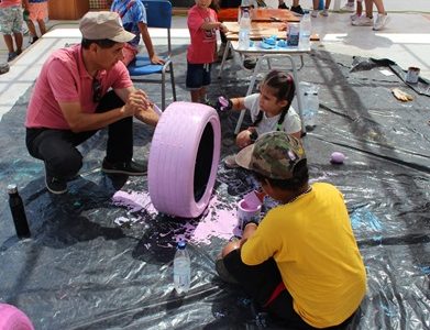 Pisagua vivió un Día Verde dentro del Carnaval de Verano, con actividades de hermoseamiento, cuidado del entorno y  charlas de Educación Ambiental