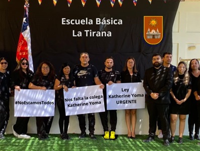 Pdte. Colegio de Profesores: “No dejaremos tranquilo al gobierno ni parlamento hasta que Ley Katherine Yoma sea una realidad”