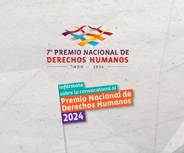INDH abre convocatoria al Premio Nacional de Derechos Humanos 2024 con postulación en línea y presencial