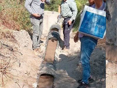 Comunidad indígena Aymara de Huarasiña denuncia millonarios daños a su canal de regadío, por corte y robo de tubería de regadío