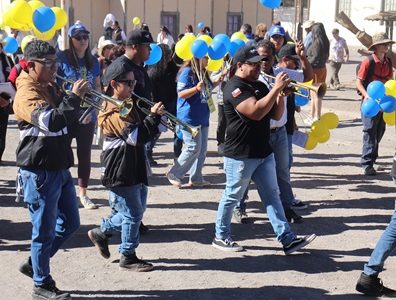  Impresionante canto lírico en el teatro La Palma, de Salitrera Humberstone. Una de las actividades realizadas en el Día de los Patrimonios