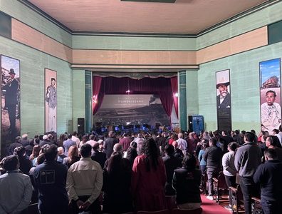 Salitrera Humberstone fue el escenario para conmemorar centenario de la Dirección del Trabajo
