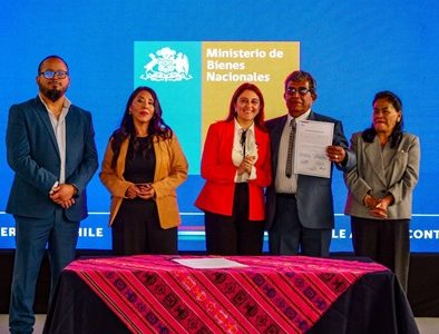 Ministra Sandoval lideró histórica transferencia territorial del Estado de Chile a Comunidad Indígena de Chusmiza Usmagama