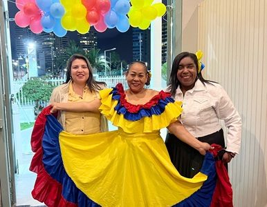 Colombianos residentes  en Iquique, recuerdan la Batalla de Boyacá, hito trascendental para la independencia de ese país