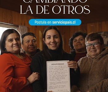 Servicio País convoca a jóvenes profesionales y técnicos, para que se desempeñen un año en distintas localidades de Chile