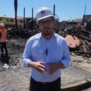 Delegado Quinteros informa sobre situación por Siniestro de Iglesia San Francisco y coordinaciones con los diferentes equipos que están en el lugar