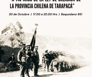 Museo regional y Municipalidad de Iquique convocan  Seminario de Historia “A 140 años de la Ley de Creación de la Provincia Chilena de Tarapacá”