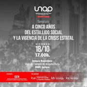 Destacado periodista Freddy Stock y el historiador Gonzalo Peralta, del Canal Vía X,  en seminario a 5 años del estallido social, que realiza la UNAP