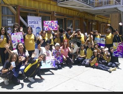 Cápsula Azul visitó el colegio Ñusta Kori de Iquique, concientizando sobre las especies de aves marinas que se deben conservar