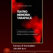 Iván Vera Pinto presenta su ultimo libro «Memoria, Teatro, Tarapacá», una profunda reflexión sobre la identidad y el patrimonio cultural de la Región