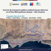 Transporte Público del Área Metropolitana contará con 88 nuevos microbuses eléctricos para unir tramos entre Alto Hospicio e Iquique que no están cubiertos