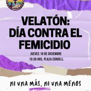 Mujeres y disidencias se reunirán en una velatón la Plaza Condell en el Día Nacional Contra el Femicidio