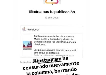 Colegio de Periodistas de Chile, rechaza censura de Meta contra periodista Daniel Matamala y expresa solidaridad con el profesional
