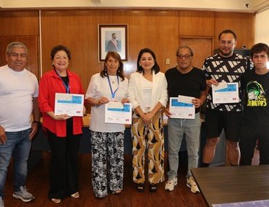 Cuatro organizaciones sociales reciben aportes del Fondo Nacional Presidente de la República para implementación, reparación y mejoramiento de infraestructura.