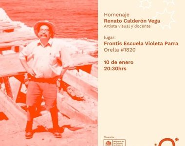 Con exposición en Casa Municipal de la Cultura y homenaje al grabador Renato Calderón, en el frontis de la Escuela Artística Violeta Parra, parte festival RUCO