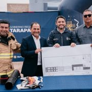 Construyen dos nuevos cuarteles de Bomberos en Alto Hospicio, proyecto formulado por el municipio y  financiado por el Gobierno Regional de Tarapacá 