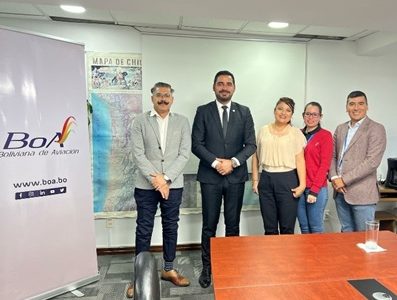 Boliviana de Aviación, BoA, anuncia vuelo inaugural a Santiago e Iquique, para el 26 de abril