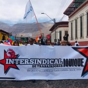 En explanada de la Plaza Arica, Intersindical de Trabajadores conmemora el 1° de Mayo y reafirma lucha por el cambio social