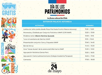 Con cultura viva y encuentros UNAP celebrará Días de los Patrimonios  con más de 15 actividades gratuitas que mezclan arte, ciencia y memoria 