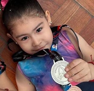 Niña de apenas 5 años y con entrenamiento de sólo algunos meses, logró medallas en Campeonato de Gimnasia realizado en Tacna