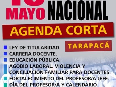 Colegio de Profesores de Iquique se suma a movilización nacional y define recorrido de marcha