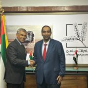 Alcalde Soria en encuentro con embajador de Emiratos Árabes Unidos en Chile, dialogó sobre potencial de Iquique en materia de integración e inversiones