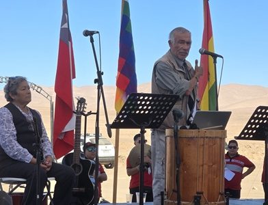 En Alto San Antonio, para rendir homenaje a obreros masacrados en salitrera Coruña, Comité Pro-Centenario Salitreras 2025, concluye conmemoraciones