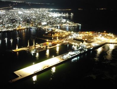 Puerto de Iquique implementó eficiencia energética con proyecto de iluminación LED, mejorando estándares de seguridad