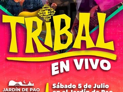 El trio TRIBAL, “fusión y locura”, que interpreta temas latinoamericanos, prepara presentación en el Jardín de Pao, para el 5 de julio