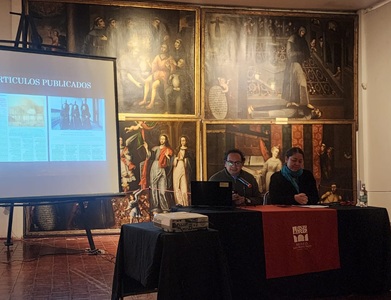 Sociólogo iquiqueño de la comunidad San Antonio de Padua, expuso en seminario de historia franciscana, caso del incendio que destruyó convento y templo de esa Orden Religiosa