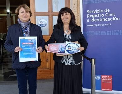Oficinas del Registro Civil recibieron el Sello “Chile Cuida” por atención a personas cuidadoras. En Tarapacá hay 2 mil 821 personas acreditadas como tal