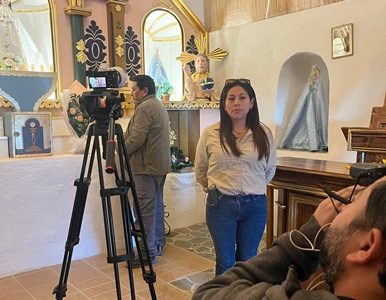 Comunidad indígena territorial Quechua de Quipisca realiza investigación de los bienes patrimoniales de la capilla San Isidro ubicada en ese Valle