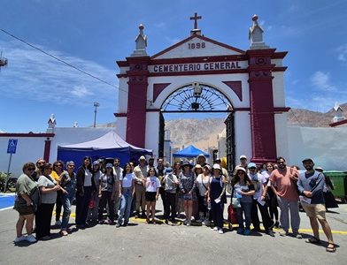Ecos de Ruta Patrimonial por la memoria urbana a histórico Cementerio N°1, reflejo de diversidad social, cultural y arquitectónica por más de un siglo.