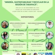 Destacada escritora y Premio Nacional de Periodismo, invitada como panelista a Seminario “Minería, Sustentabilidad y Reciclaje”