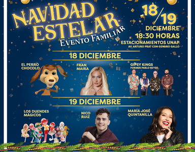 «Navidad Estelar» llega a Iquique con un espectáculo musical gratuito para celebrar en familia