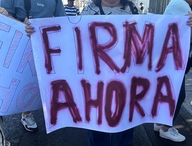 Comités de Viviendas Proyecto los Verdes, se manifiestan para que Ministro de Vivienda firme documento necesario para que la iniciativa ingrese al Serviu