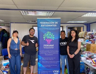 FEDEUNAP mantiene Centro de Acopio Oficial en Iquique. Ayuda irá a zonas rurales afectadas por incendios forestales